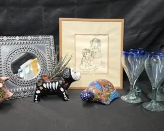 CT134Fitz and Floyd piggy bank, Linda Avey Print and More