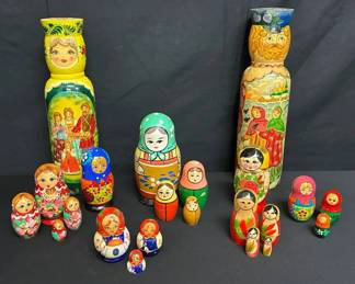 CT108Russian Doll Sets Bottle Holders