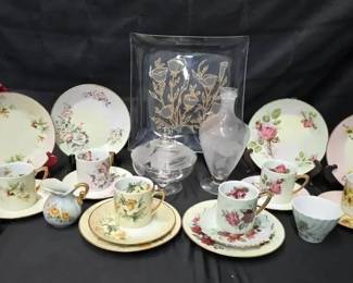 CT138Hand painted floral ceramics and more