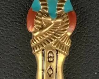 SH716V14K Egyptian Pendant