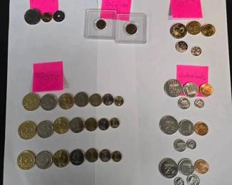 SH763Coins from Norway, Belgium, Finland, Hungary, and the Netherlands