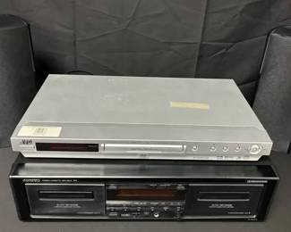 CT155Stereo Cassette Tape Deck, Speakers DVD Player