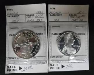 SH736Austrian Shilling from 1967 25 And 50