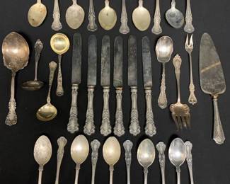 SH781VVintage Sterling Flatware