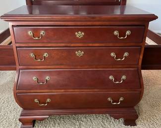 61 ThomasvilleCherryFinishChippendaleStyledBombeChestofDrawers