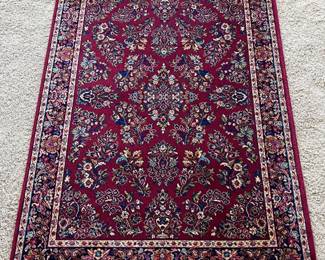 40 KaristanRedSarouk43x6WoolRug