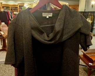 Ivan Grundahl Copenhagen cardigan with attached draping scarf,  size small. So chic. 