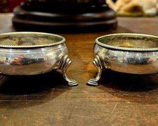 Set of two Sterling Silver Salts
From the Georgian period , English 925