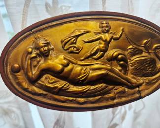 Close up of bed frame