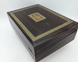 Victorian era lap desk / writing slope box