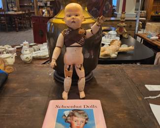 Schoenhut Doll and book