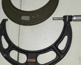 Vintage micrometers by Starrett