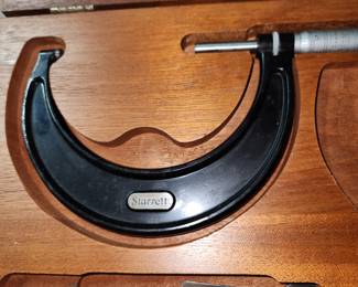Vintage micrometers by Starrett