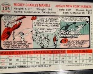 1996 Topps Mickey Mantle Commemorative Set (19 cards) also includes the Bowman Rookie Mantle reprint and comes with a quality custom wooden wall plaque engineered to hold 5 rows of encased and sealed Cards at 4 cards per row a picture of the plaque with cards will follow. The cards and plaque will be selling as a set with price to be determined.