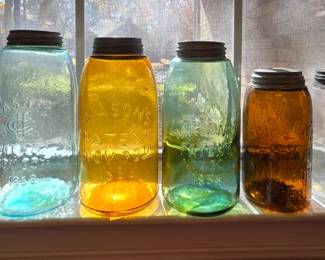 Mason's 1858 antique Jars