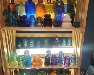 insulators bitters bottles and case gins