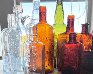 Antique Whiskey Bottles