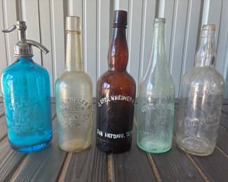 Texas beer, whiskey and seltzer bottes