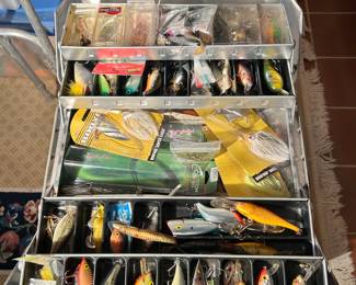 Fully loaded tackle box 