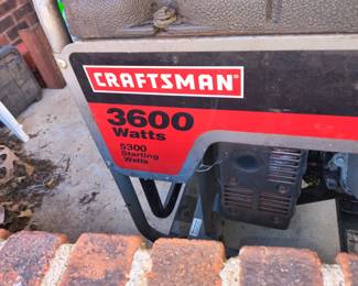 Craftsman Portable Gasoline Generator