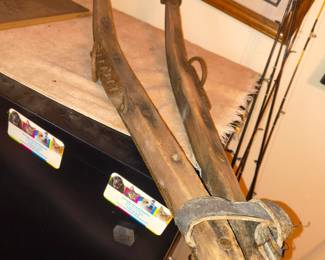 Antique Wooden Horse Yoke Hames