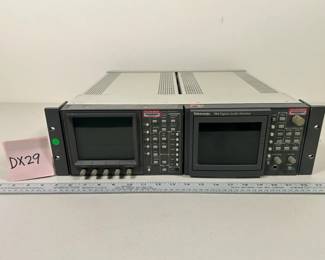 Tektronix WFM 601M Serial Component Monitor and Tektronix 764 Digital Audio Monitor