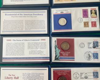 Various Coin and Stamp Sets