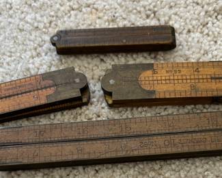 Vintage Stanley Folding Rulers