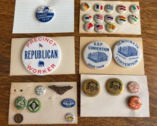 Vintage Buttons and Pins