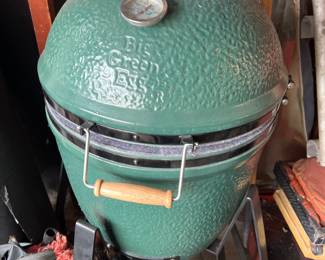 New, Never Used, Big Green Egg (Small) Grill and Stand