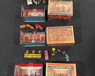 Antique Marx Tin Toy Sets