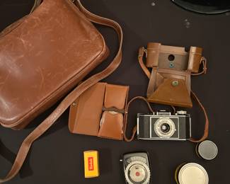 Vintage Kodak Bantam Camera and Case