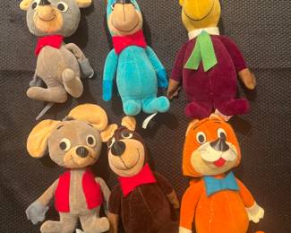 1960’s Hanna Barbera Plush Velveteen Dolls
