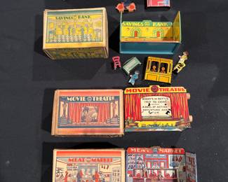Antique Marx Tin Toy Sets