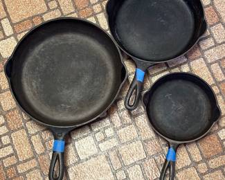 3 Griswold Cast Pans