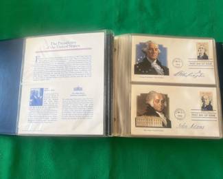 Complete Set 1986 Presidents of the USA First Day Covers Stamps 