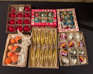 Vintage Christmas Ornaments 