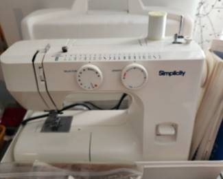 Simplicity sewing machine