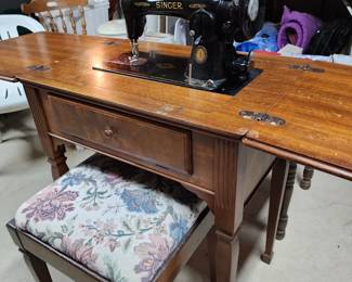 Antique Singer sewing machine