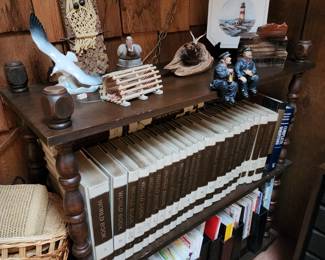 Seaside decor World book encyclopedia set