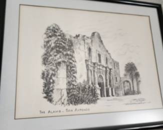 The Alamo print