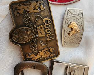 Vintage belt buckles