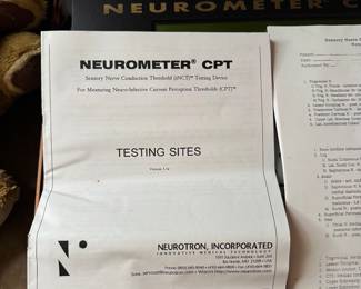 Paper work for the Neurometer