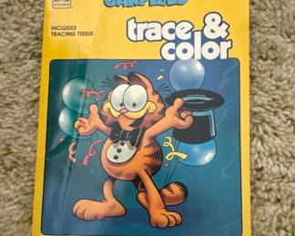 90's Garfield Trace and Color book. Not the best condition but nice.
