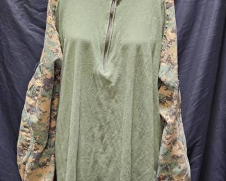 USMC Rothco Woodland Digi-Camo Zip Combat Shirt