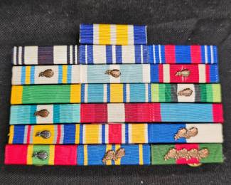 US Military Veteran Ribbon Stack