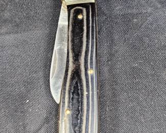  Hubertus Pen Blade Release Micarta Knife