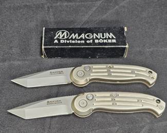 2 Boker Magnum Speedmaster B0108 Folding Knives