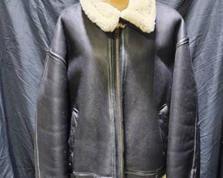 Airforce B-3 Flyer’s Bomber Sheepskin Leather