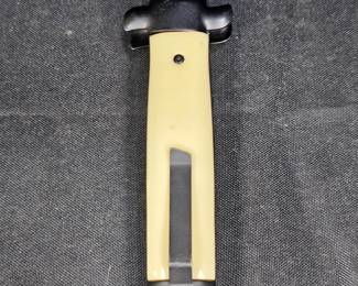 Italian 9" Simulated Ivory Stiletto OTF Knife